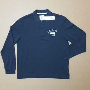 Lacoste Long Sleeve 1927" Embroidered Croc Polo